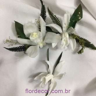 arranjo cabelo orquídeas