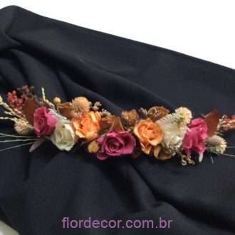 flores naturais para cabelo